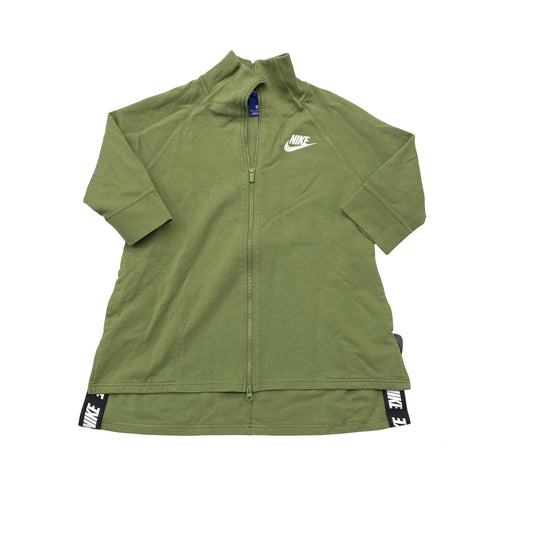 Athletic Top Ss By Nike In Green, Size:M