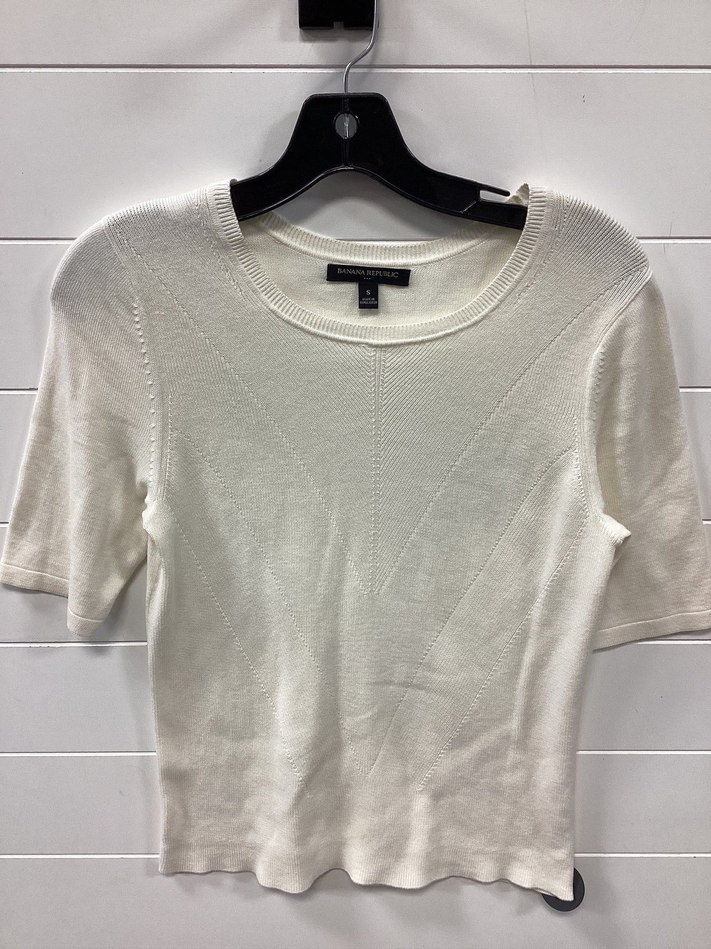 Top Ss By Banana Republic In Cream, Size:S