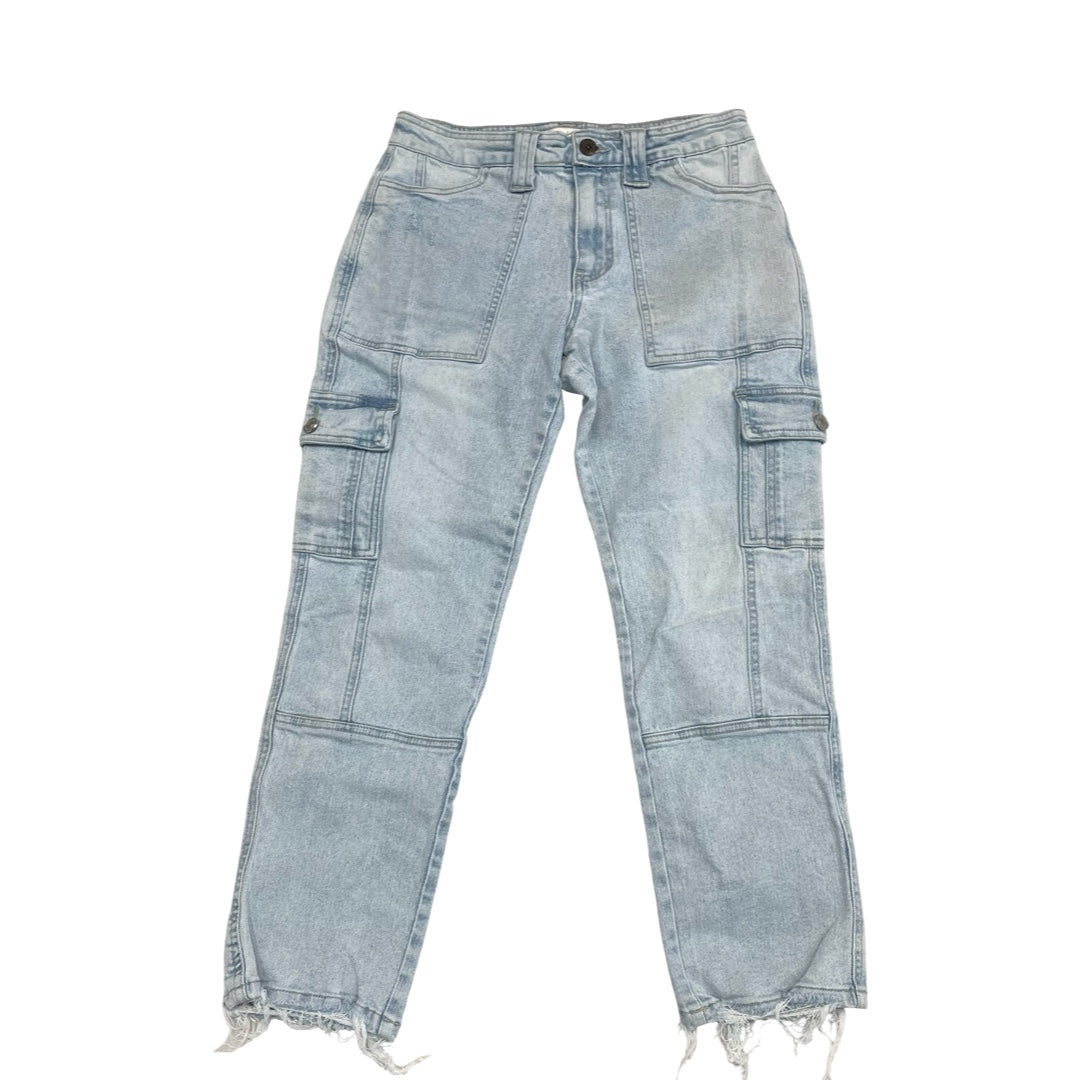Jeans Cropped By Kancan In Blue Denim, Size:2