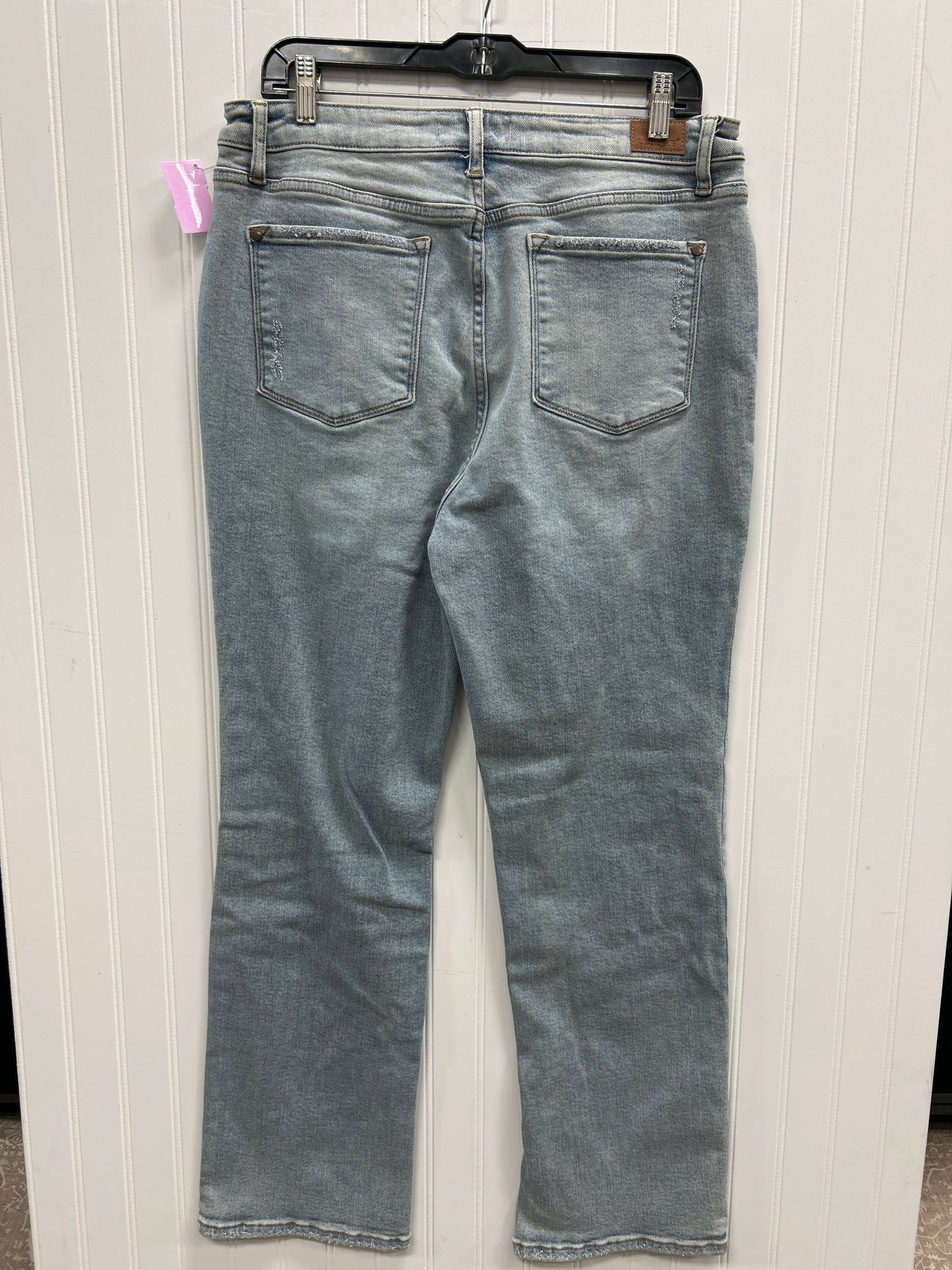 Jeans Straight By Judy Blue In Blue Denim, Size:14