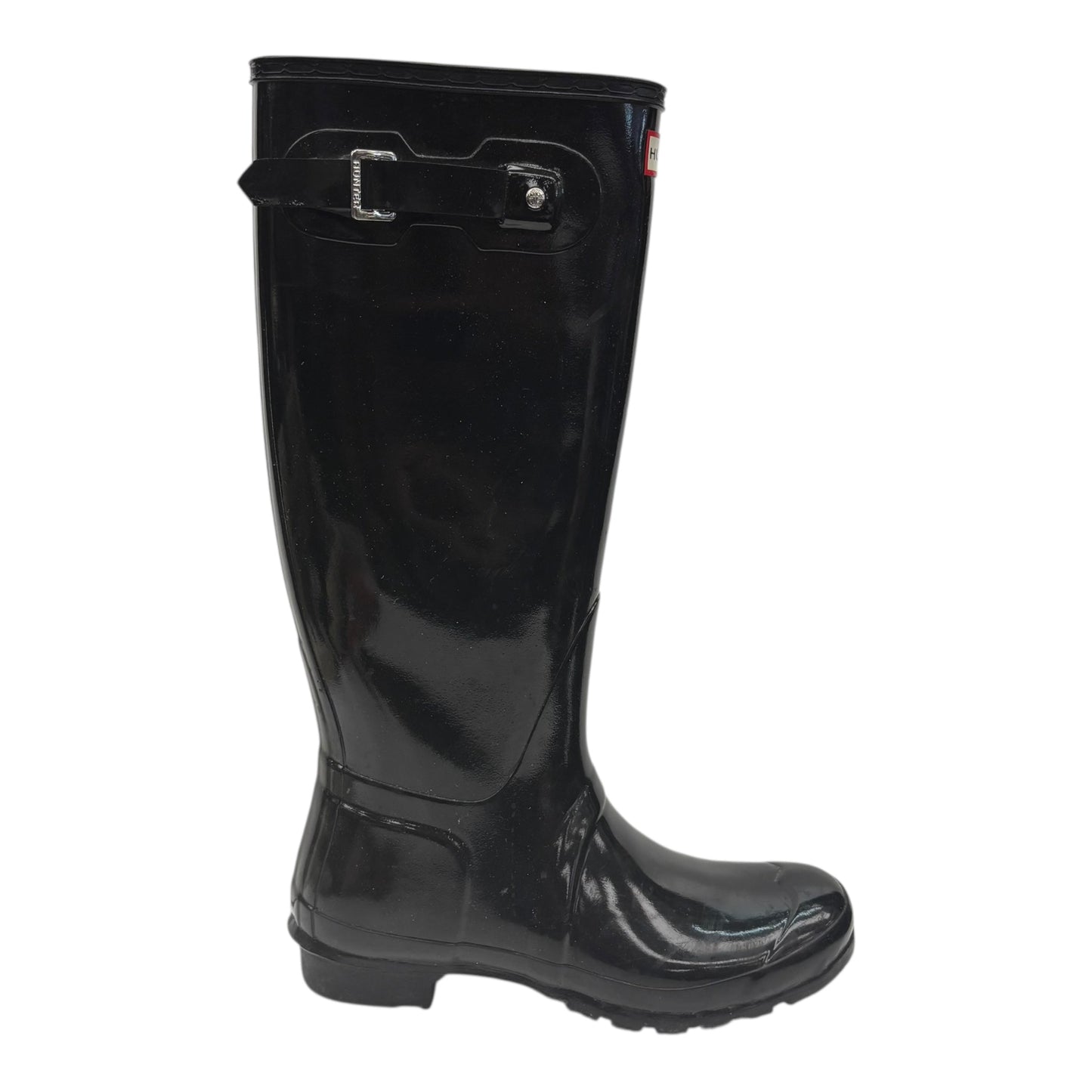 Boots Rain By Hunter In Black, Size:10