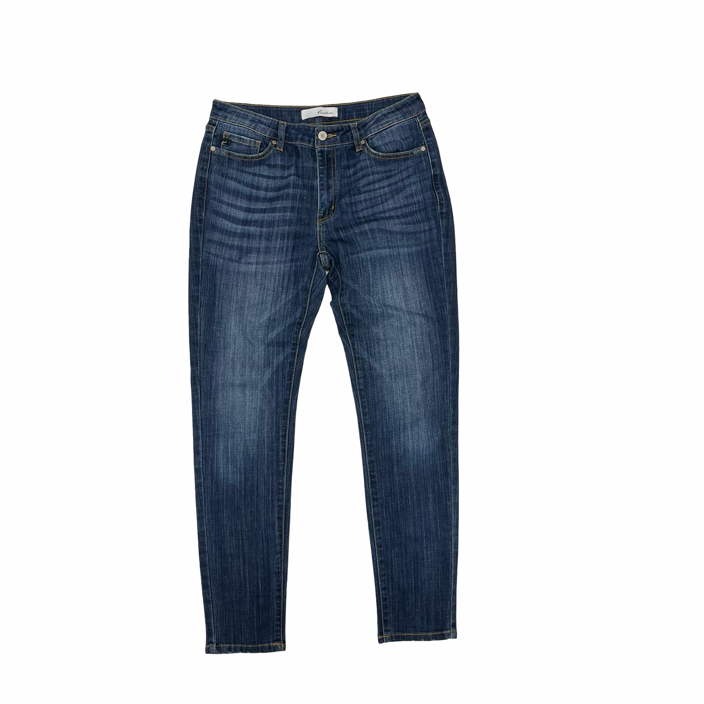 Jeans Skinny By Kancan In Blue Denim, Size:8