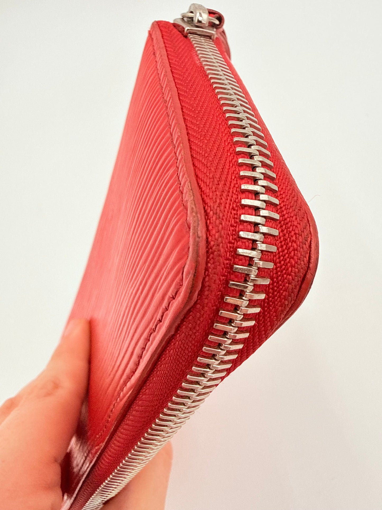 Wallet Luxury Designer By Louis Vuitton In Red, Size:Medium