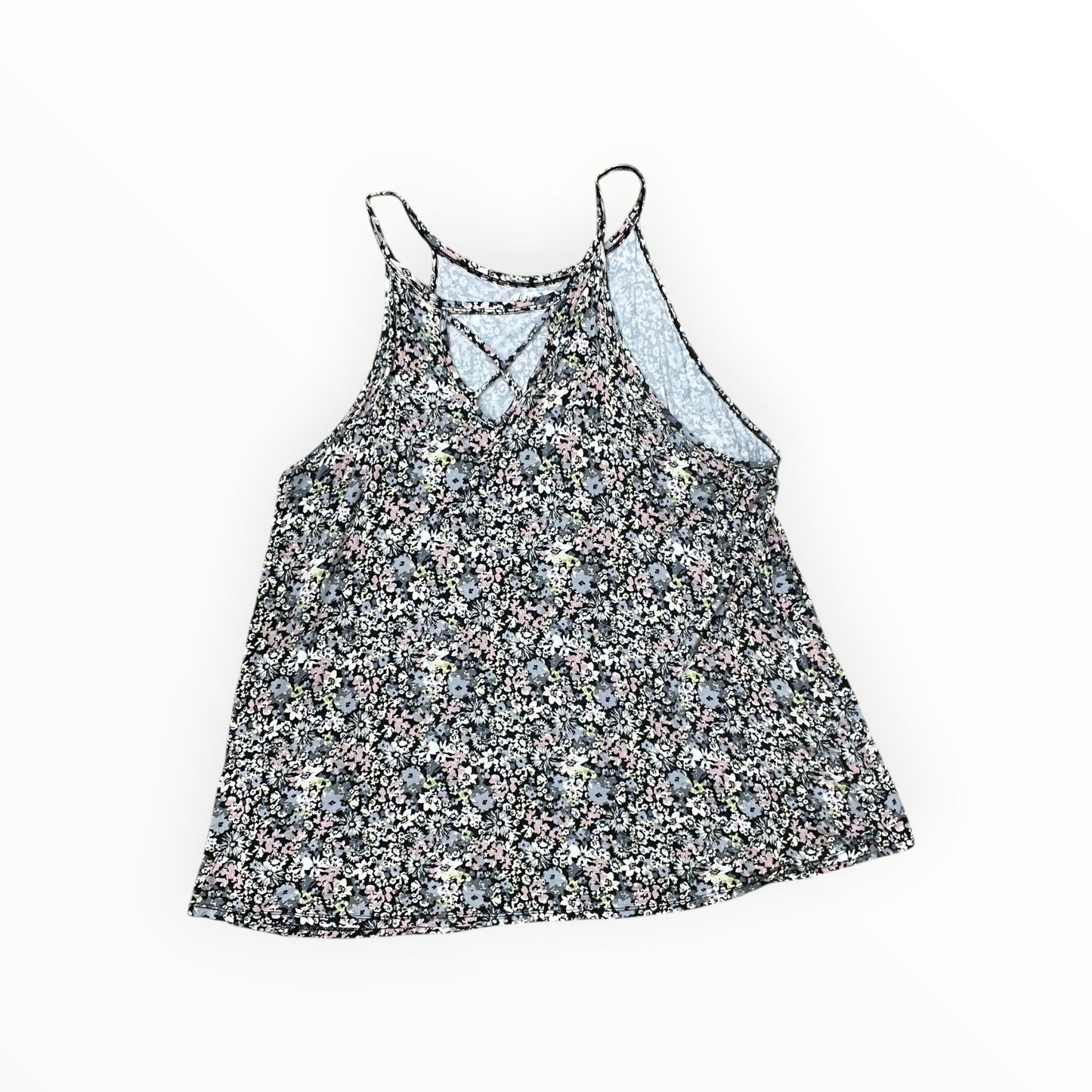 Top Sleeveless By Maurices In Floral Print, Size:2X