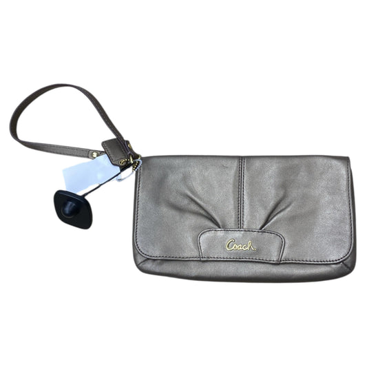 Wristlet Designer By Coach In Taupe, Size:Medium