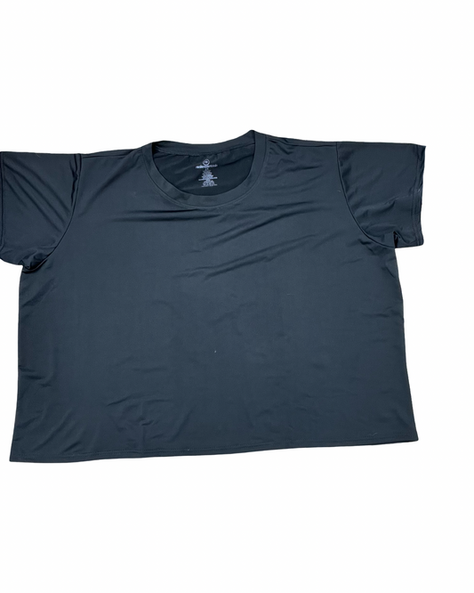 Athletic Top Ss By Clothes Mentor In Black, Size:2X