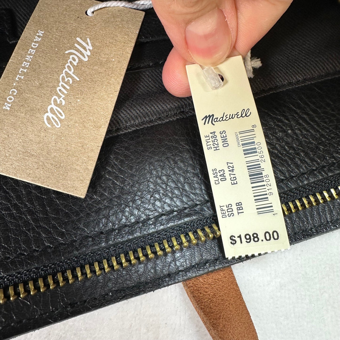 Leather Tote By Madewell, Size: Large