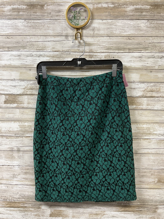 Skirt Midi By New York And Co In Black & Green, Size:Xs