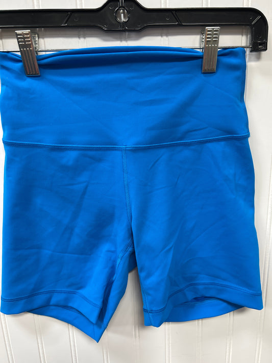 Athletic Shorts By Lululemon In Blue, Size:6