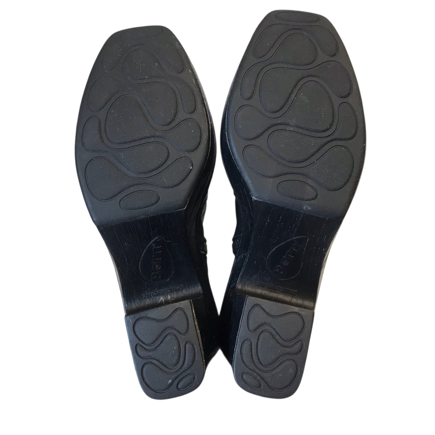 Boots Ankle Heels By Born In Black, Size:6.5