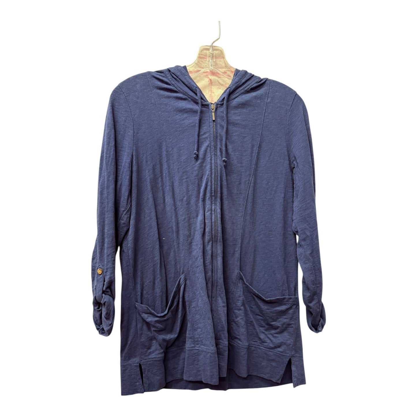 Athletic Jacket By J. Jill In Blue, Size:S