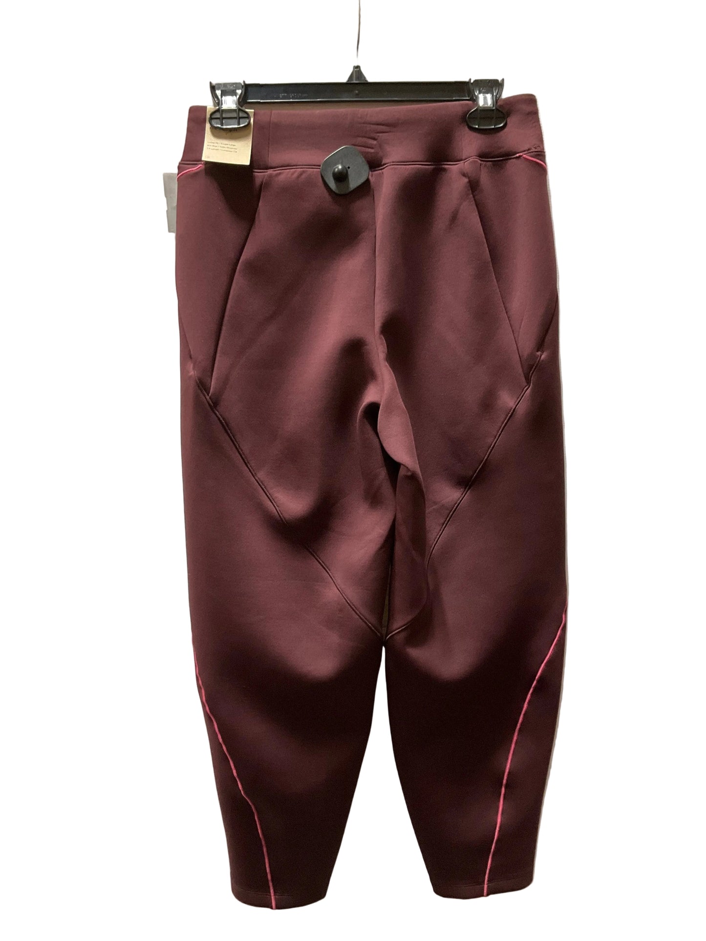 Athletic Pants By Nike In Maroon, Size: S