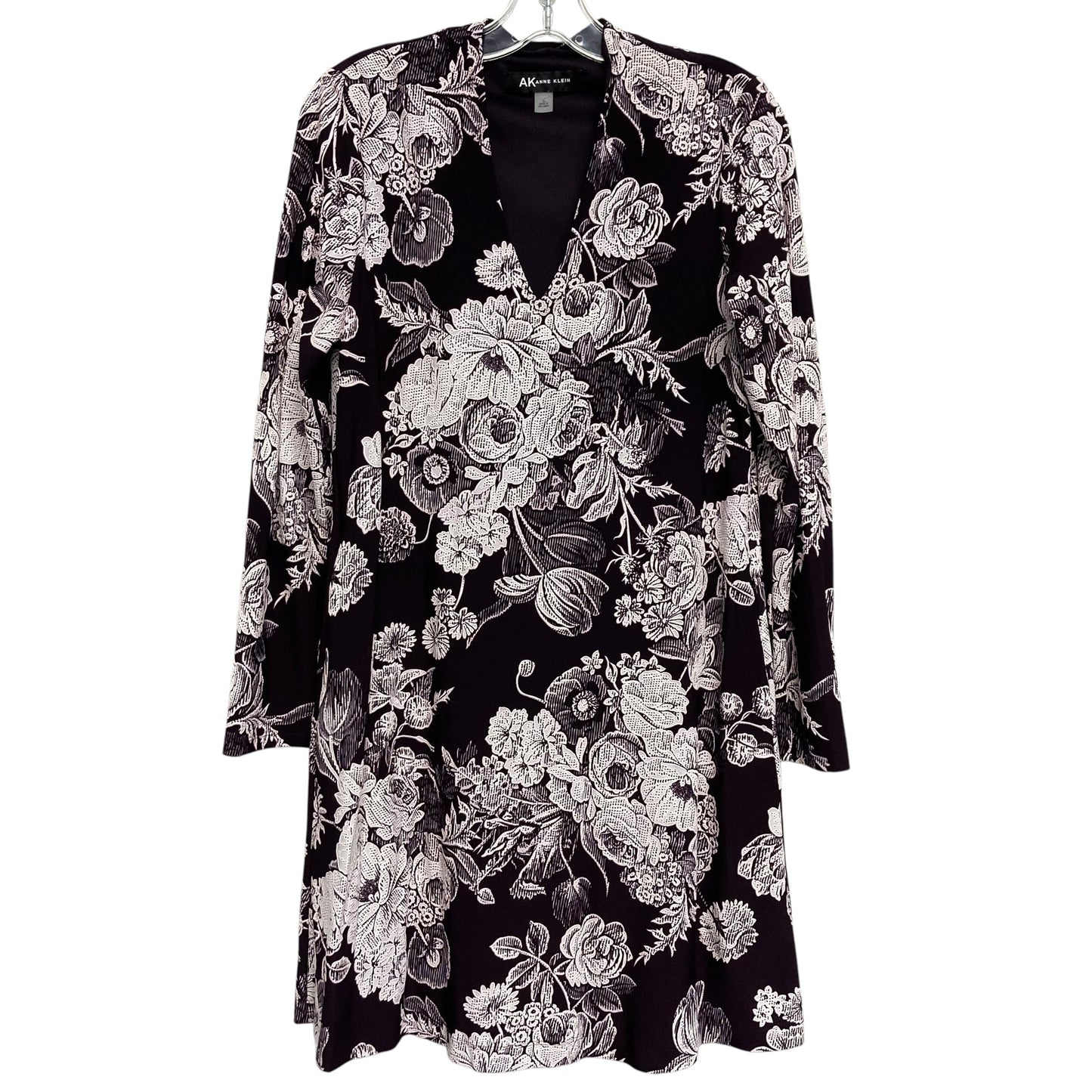 Dress Party Short By Anne Klein In Purple & White, Size:S