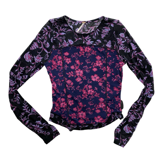 Top Ls By Free People In Floral Print, Size:M