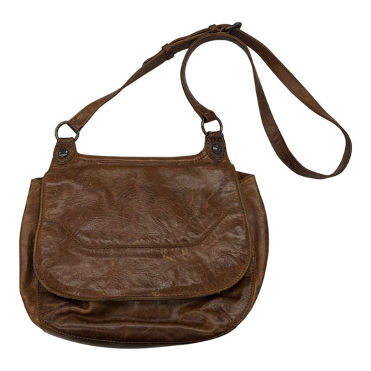 Crossbody Designer By Frye In Brown, Size:Large