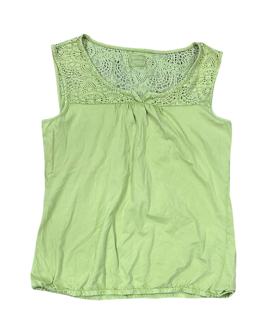 Top Sleeveless By Ruff Hewn In Green, Size:L