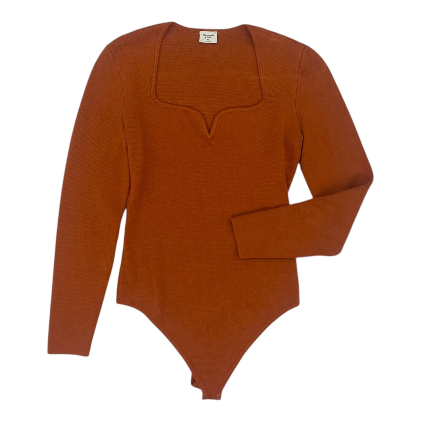 Bodysuit By Abercrombie And Fitch In Orange, Size:M