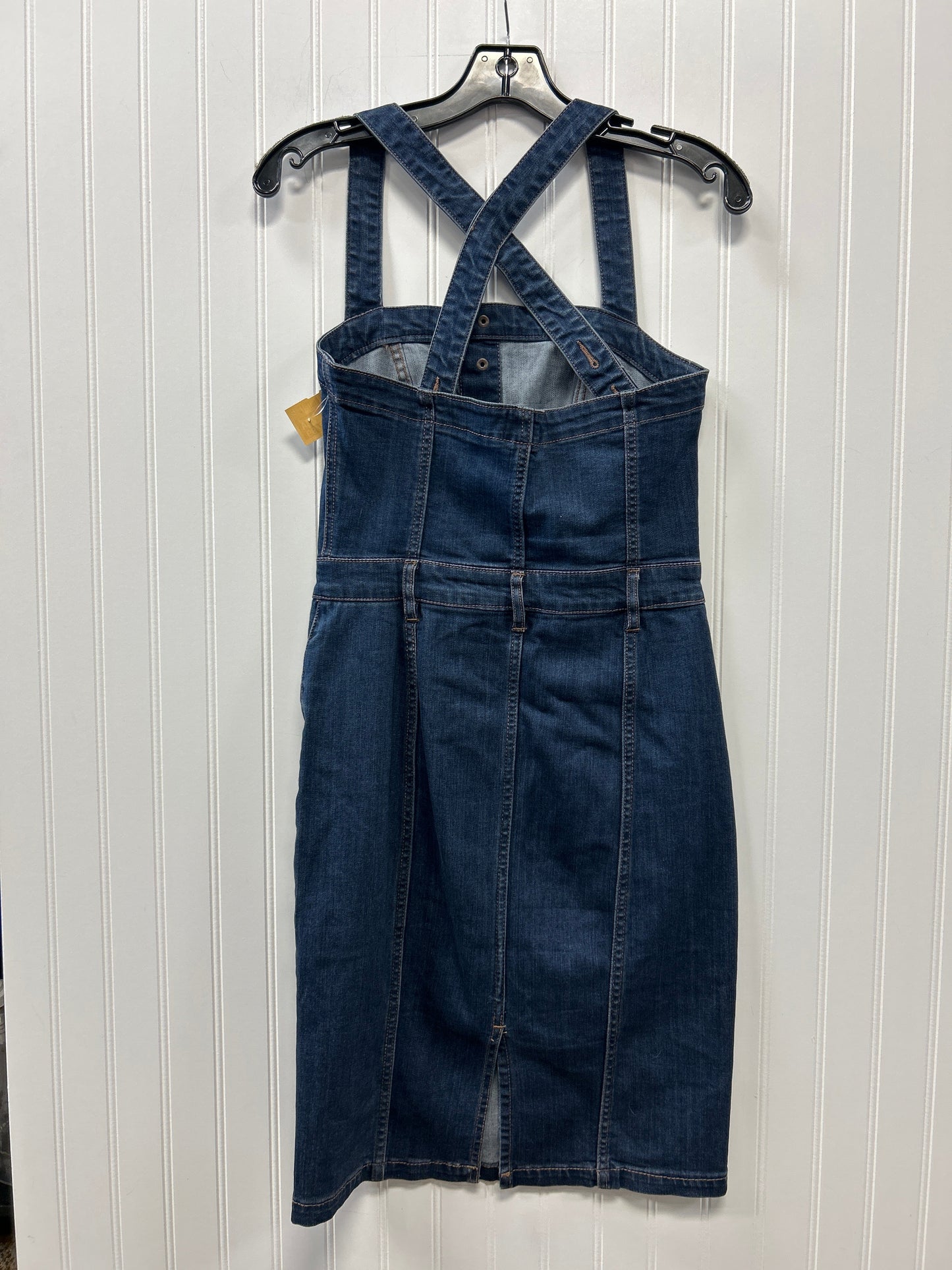 Dress Casual Midi By William Rast In Blue Denim, Size:S