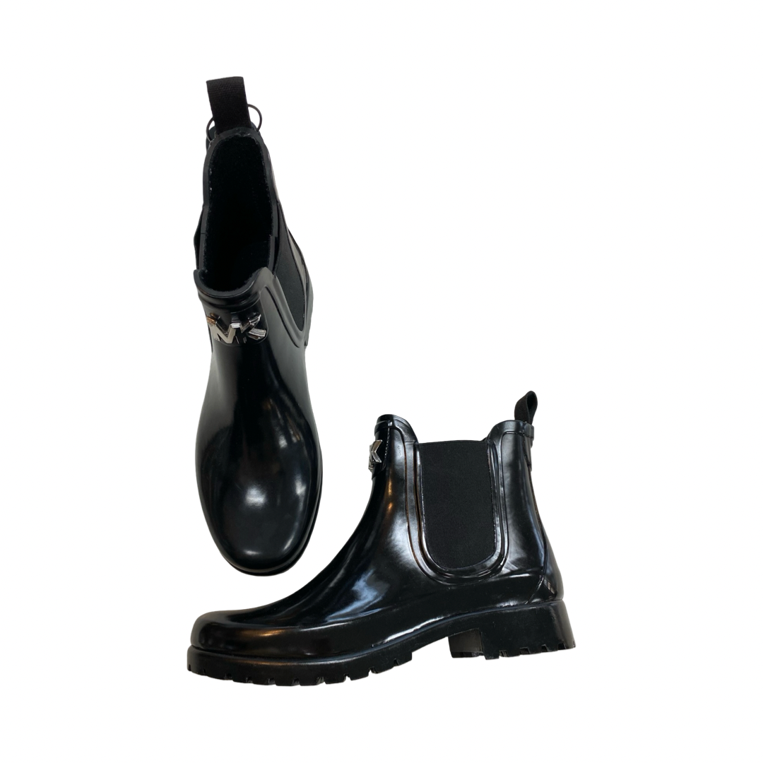 Boots Designer By Michael Kors In Black, Size:7