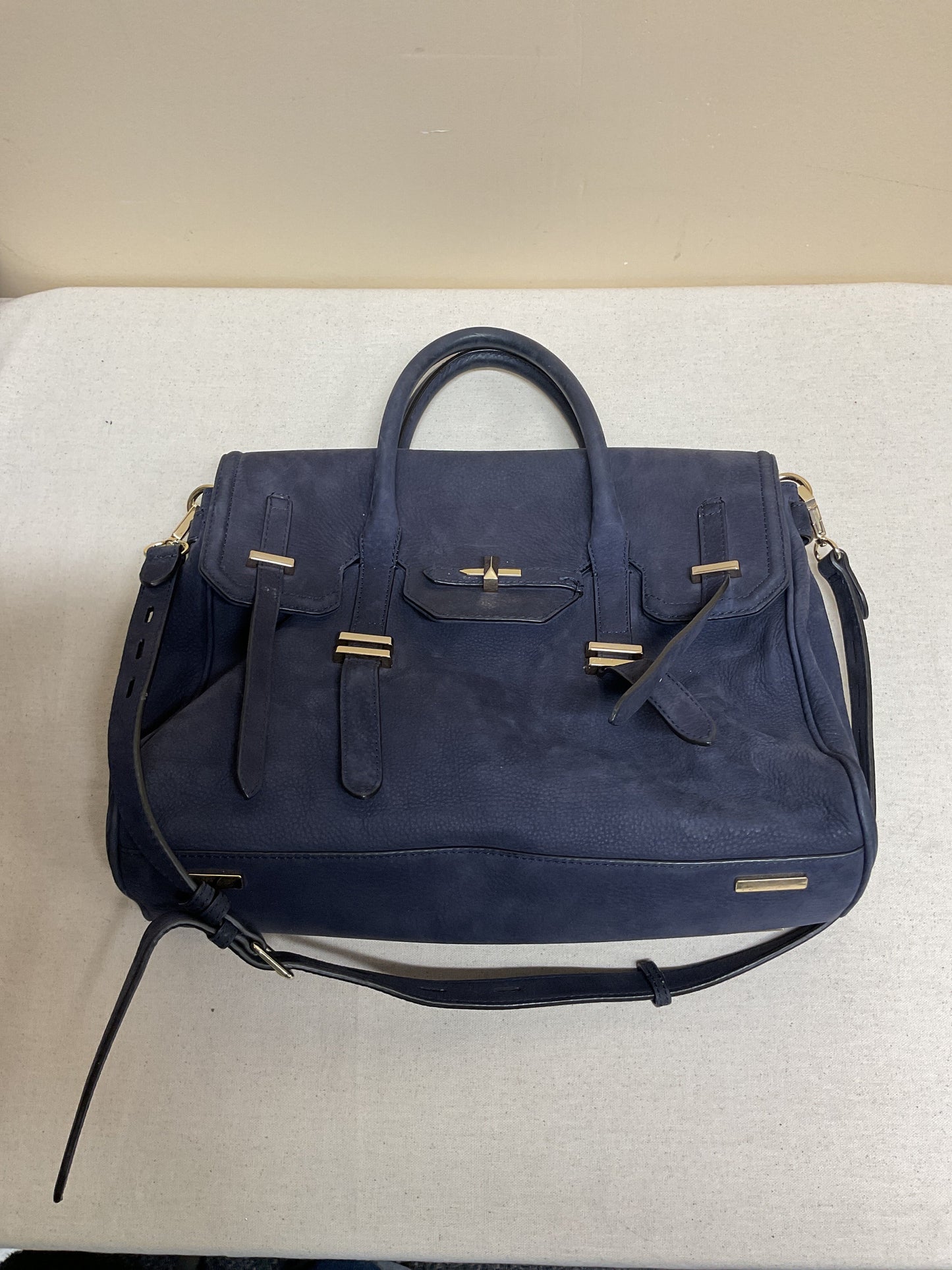 Handbag Designer By Rebecca Minkoff In Blue, Size:Large