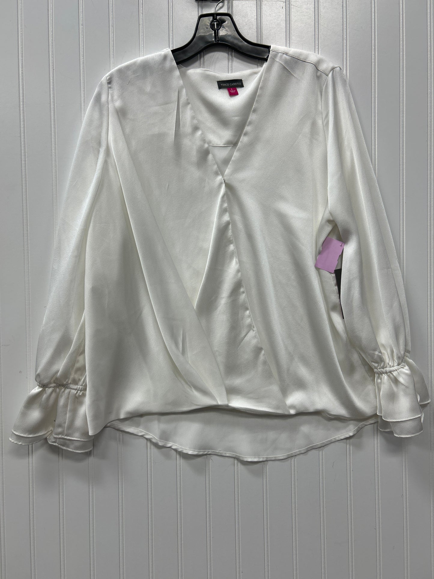 Top Ls By Vince Camuto In White, Size:L