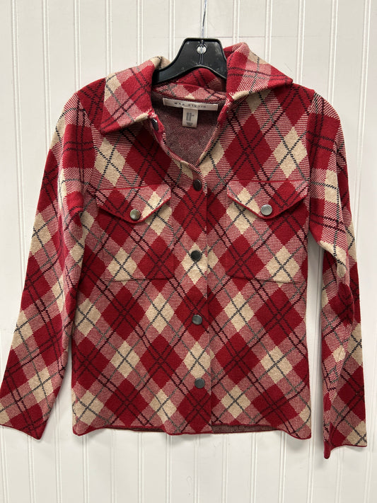 Top Ls By Max Studio In Red, Size:Xs