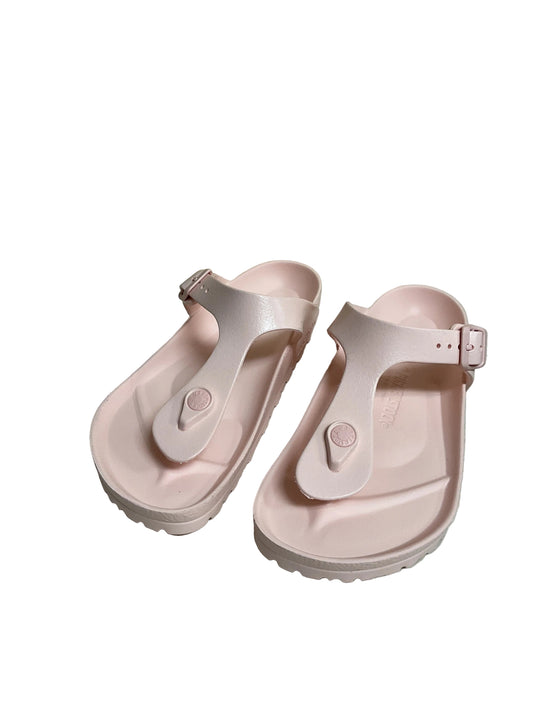 Sandals Flats By Birkenstock In Pink, Size:6