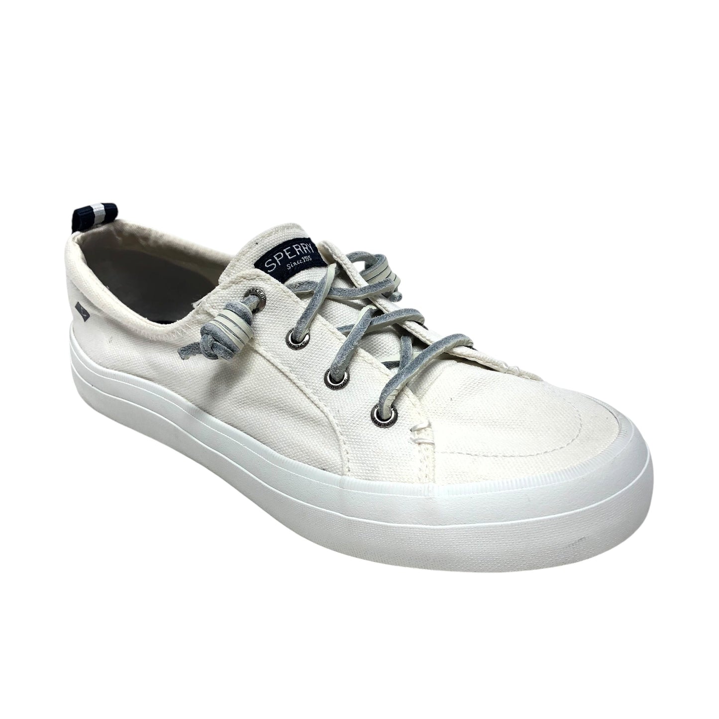 Shoes Flats By Sperry In White, Size:9