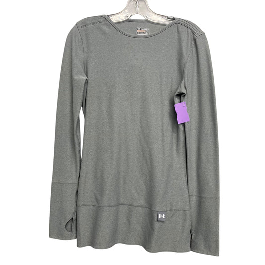 Athletic Top Ls Crewneck By Under Armour In Grey, Size:S