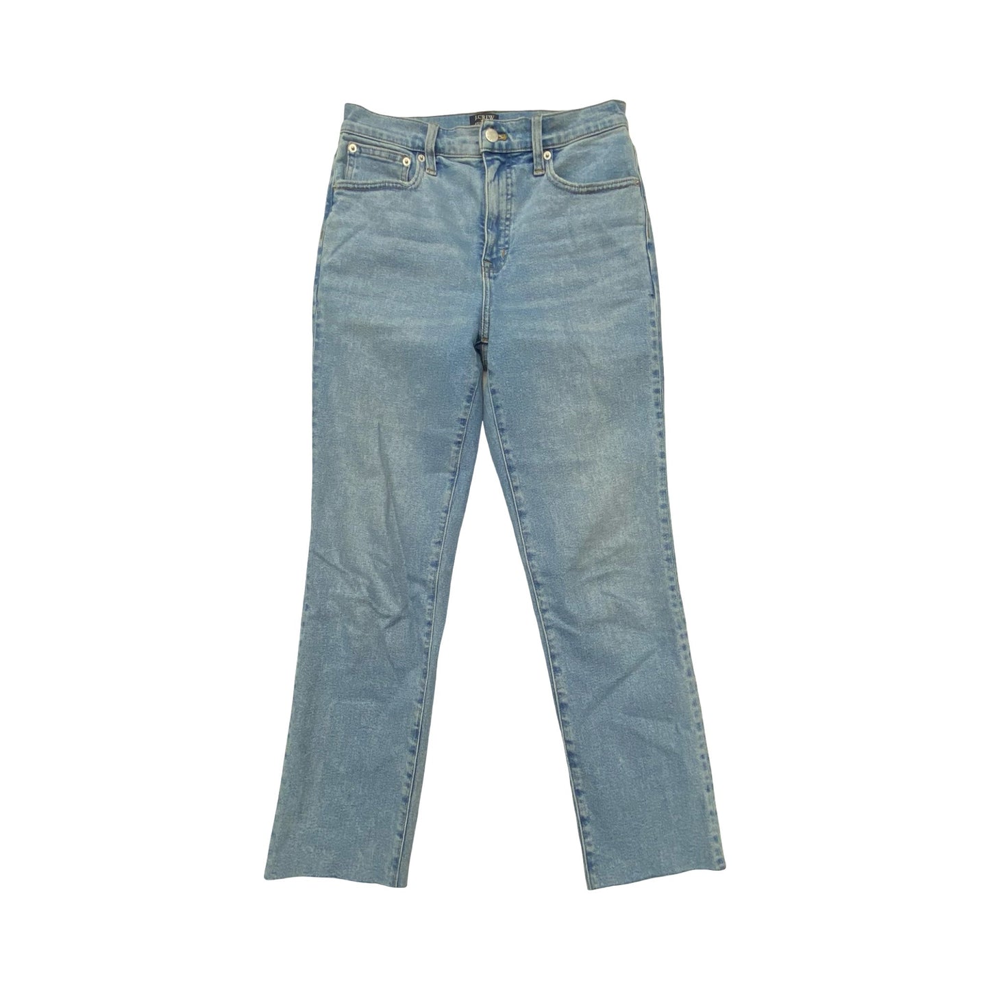 Jeans Straight By J. Crew In Blue Denim, Size:4