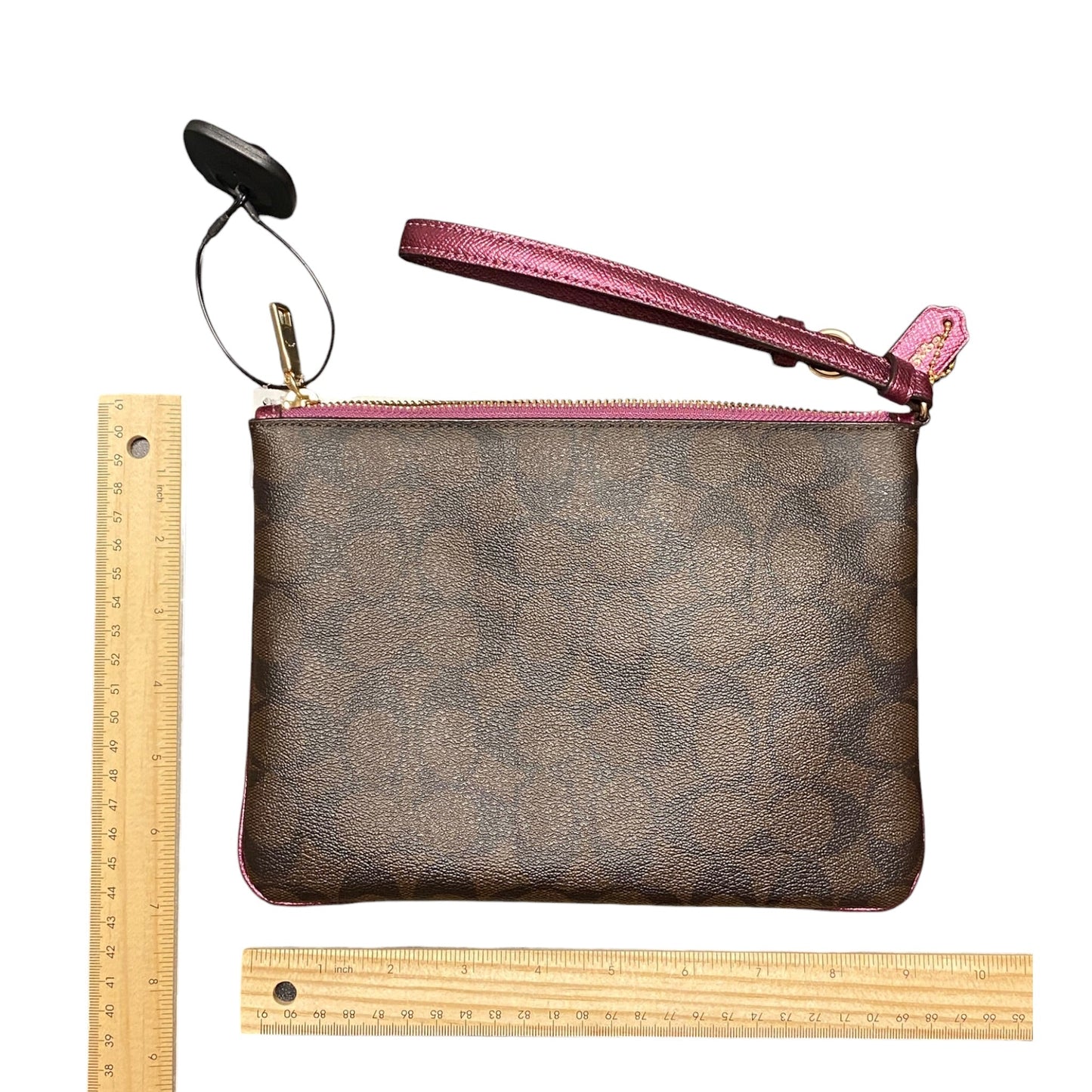 Wristlet Designer By Coach In Brown & Purple, Size:Medium