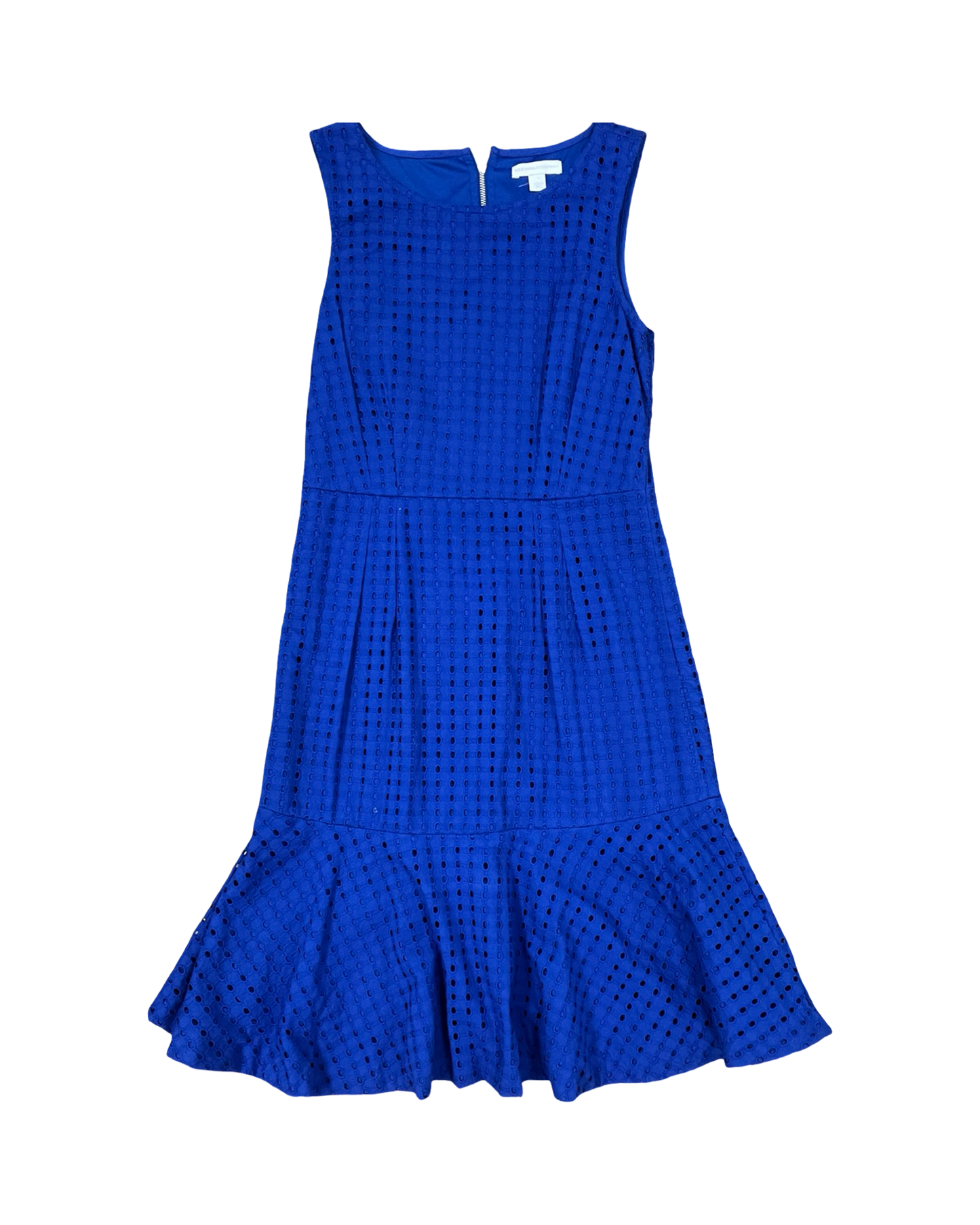 Dress Casual Midi By New York And Co In Blue, Size:4