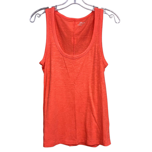 Top Sleeveless Basic By J. Crew In Orange, Size:Xs