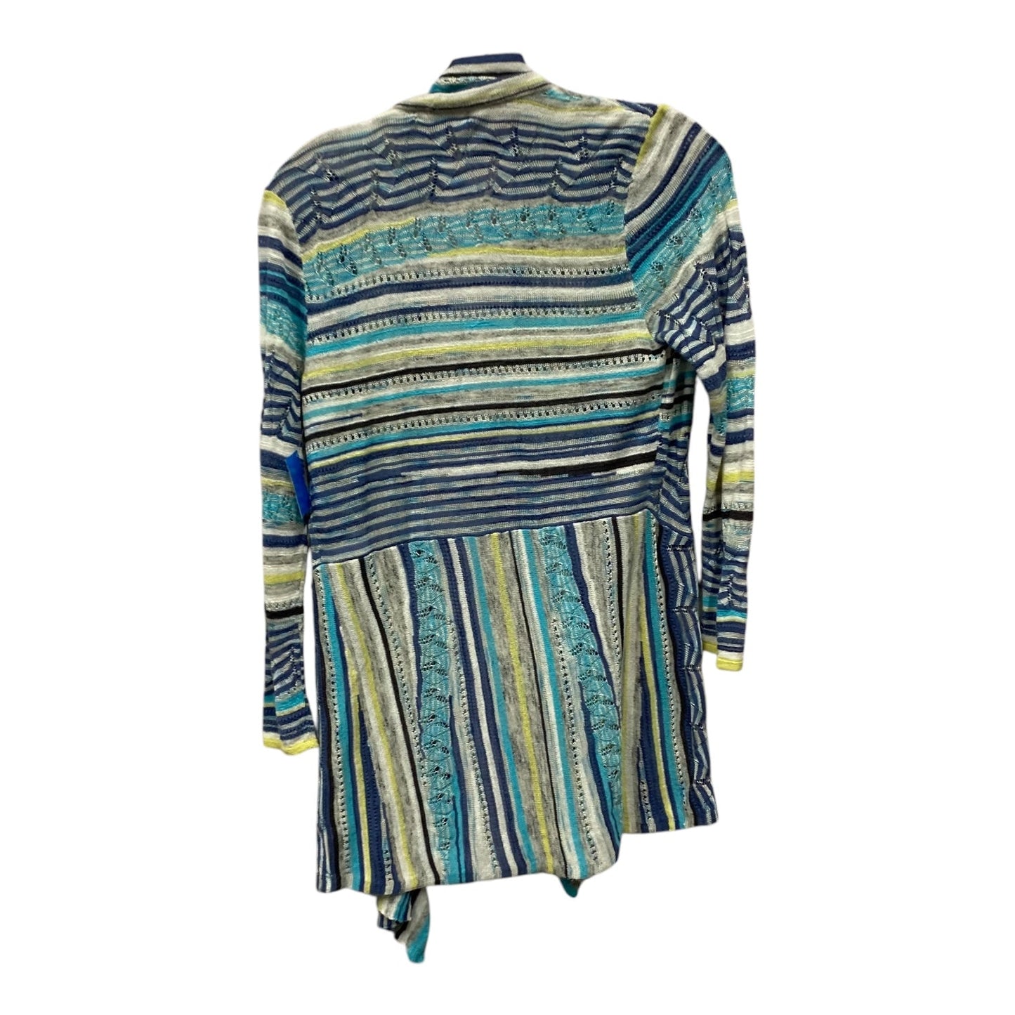 CARDIGAN by NIC + ZOE In BLUE & YELLOW, Size: XS