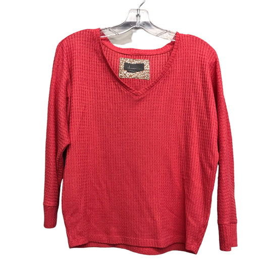 PINK TOP LS by ANTHROPOLOGIE Size:XS