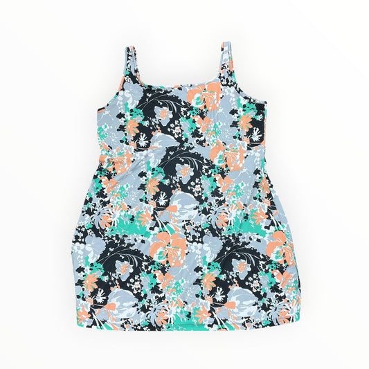 Athletic Dress By Columbia In Green & Grey, Size:2X