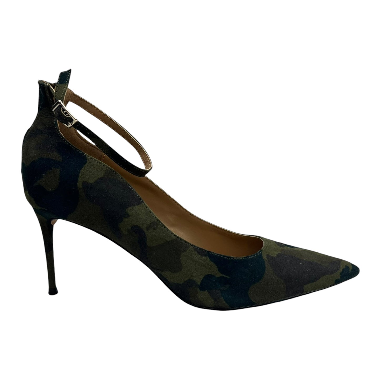 Shoes Heels Stiletto By Jessica Simpson In Camouflage Print, Size:9