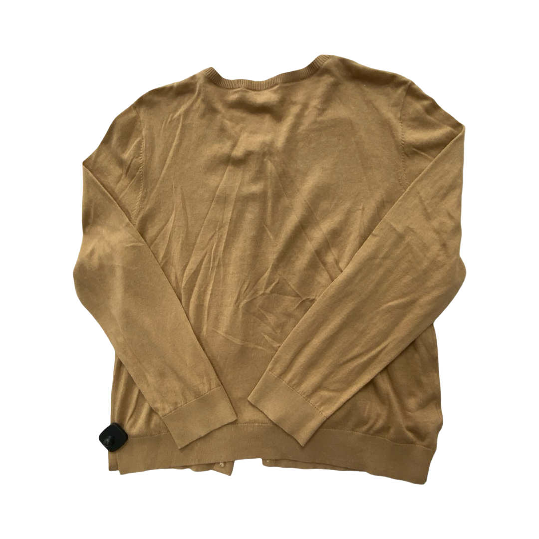 Sweater Cardigan By Loft In Brown, Size:Xl