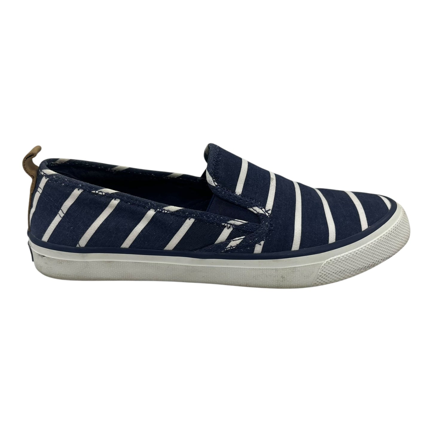 Shoes Flats By Sperry In Blue & White, Size:9