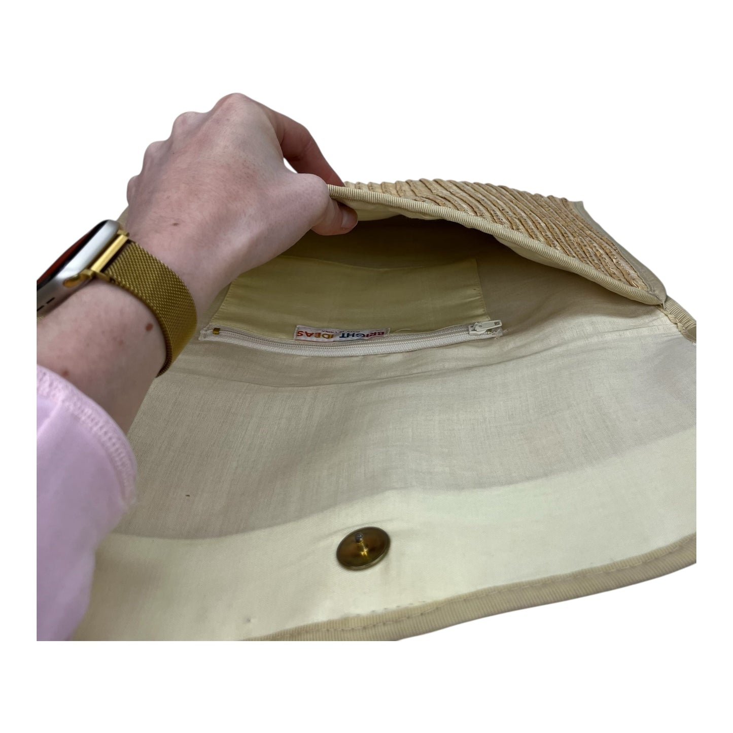 Clutch By Clothes Mentor In Brown, Size:Large