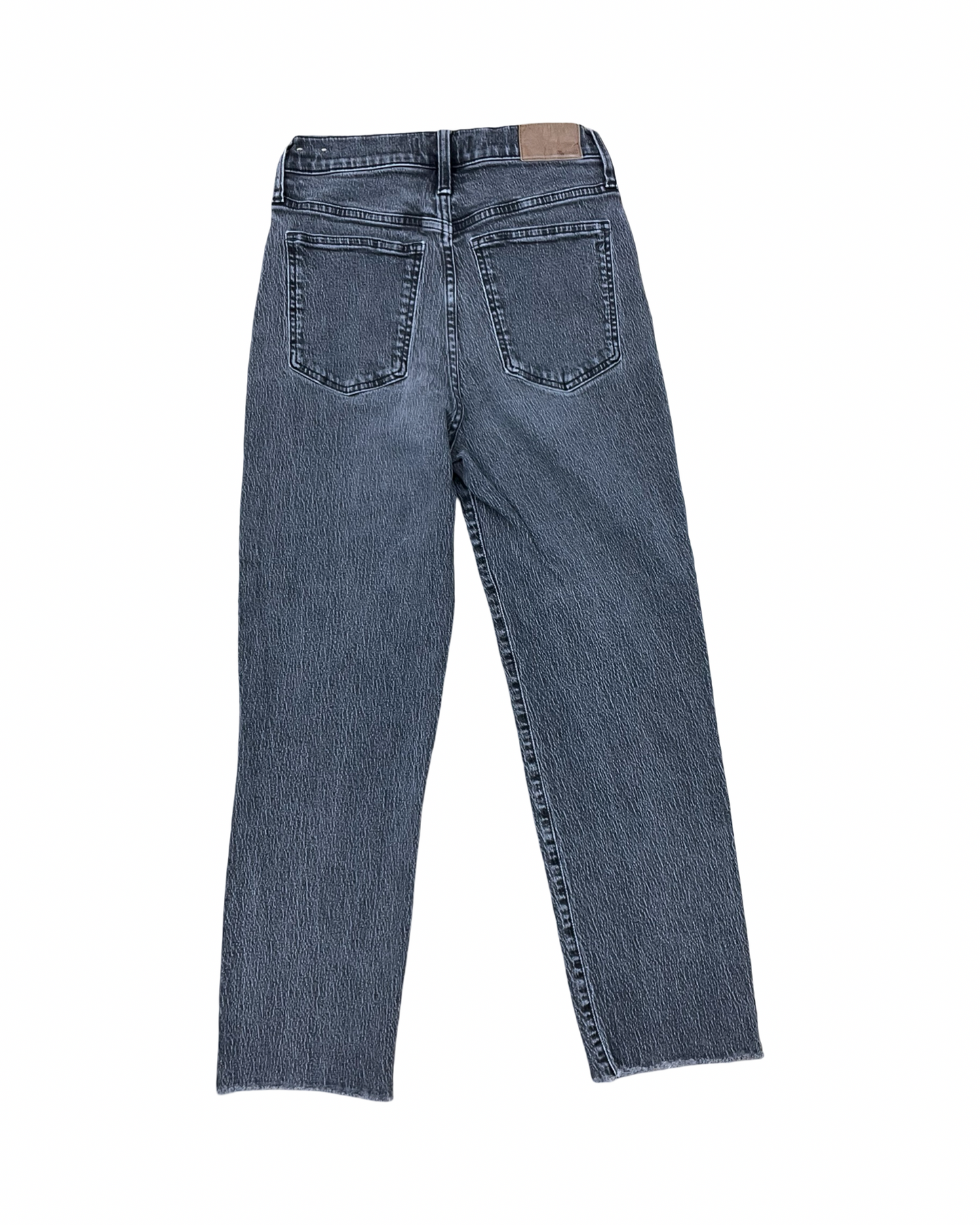 Jeans Straight By Madewell In Black Denim, Size:6
