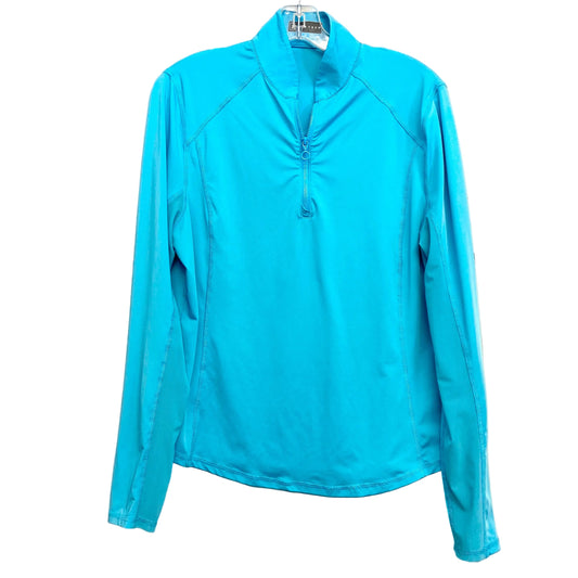 Athletic Top LS By Pga Tour In Blue, Size:L