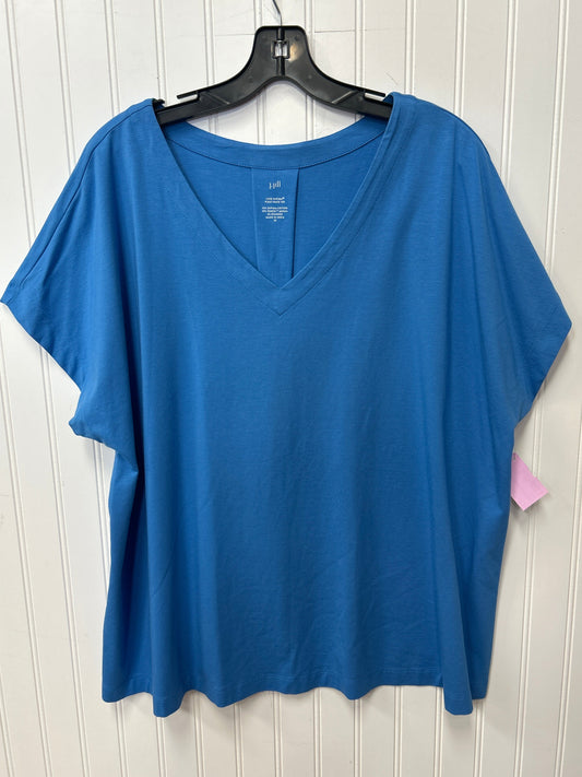 Top Ss By J. Jill In Blue, Size:2X