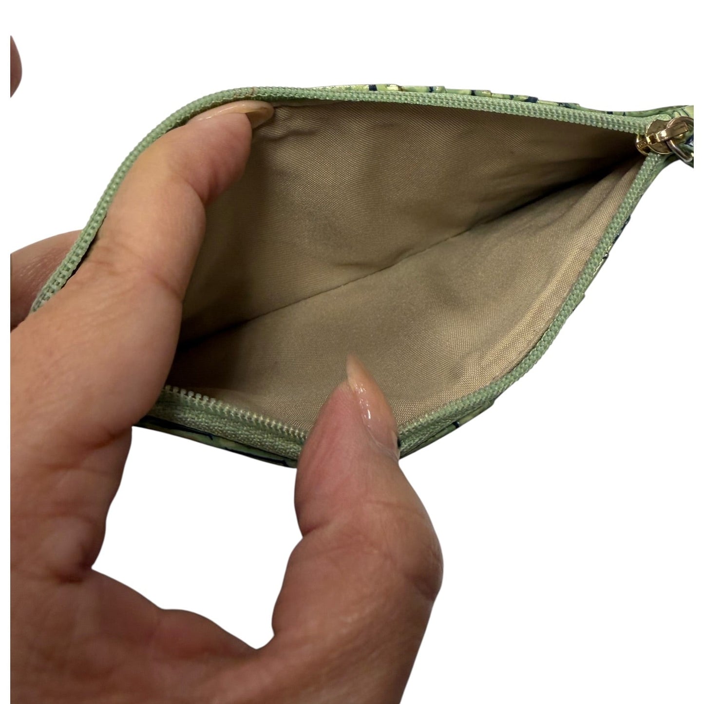 Wallet Designer By Brahmin In Green, Size:Medium
