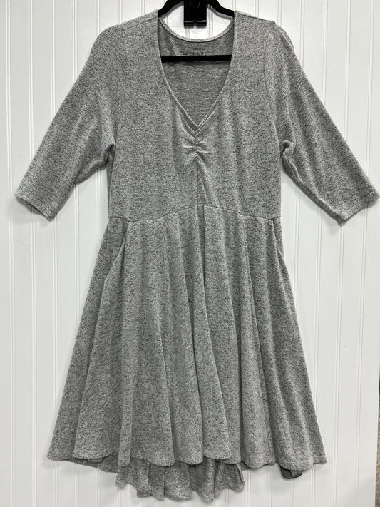 Dress Casual Midi By Torrid In Grey, Size:1X