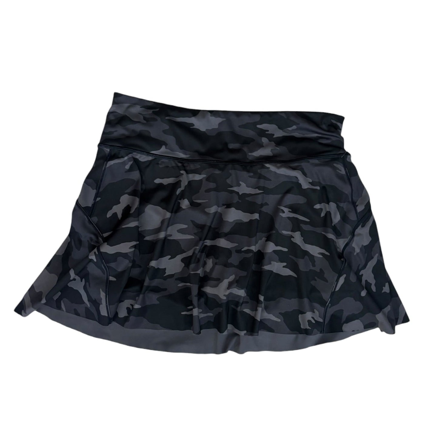 Athletic Skort By Athleta In Camouflage Print, Size:L