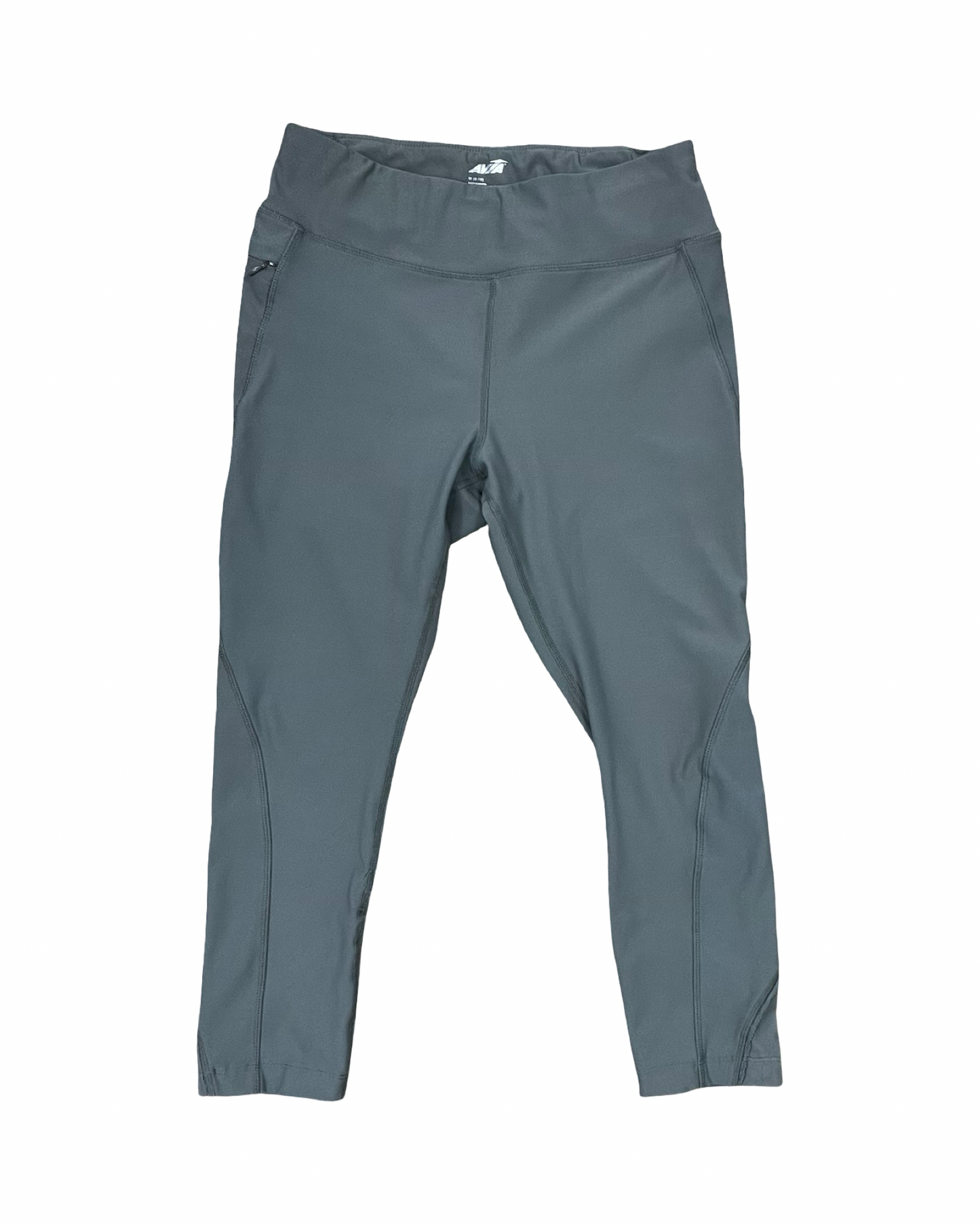 Athletic Leggings Capris By Avia In Green, Size:M
