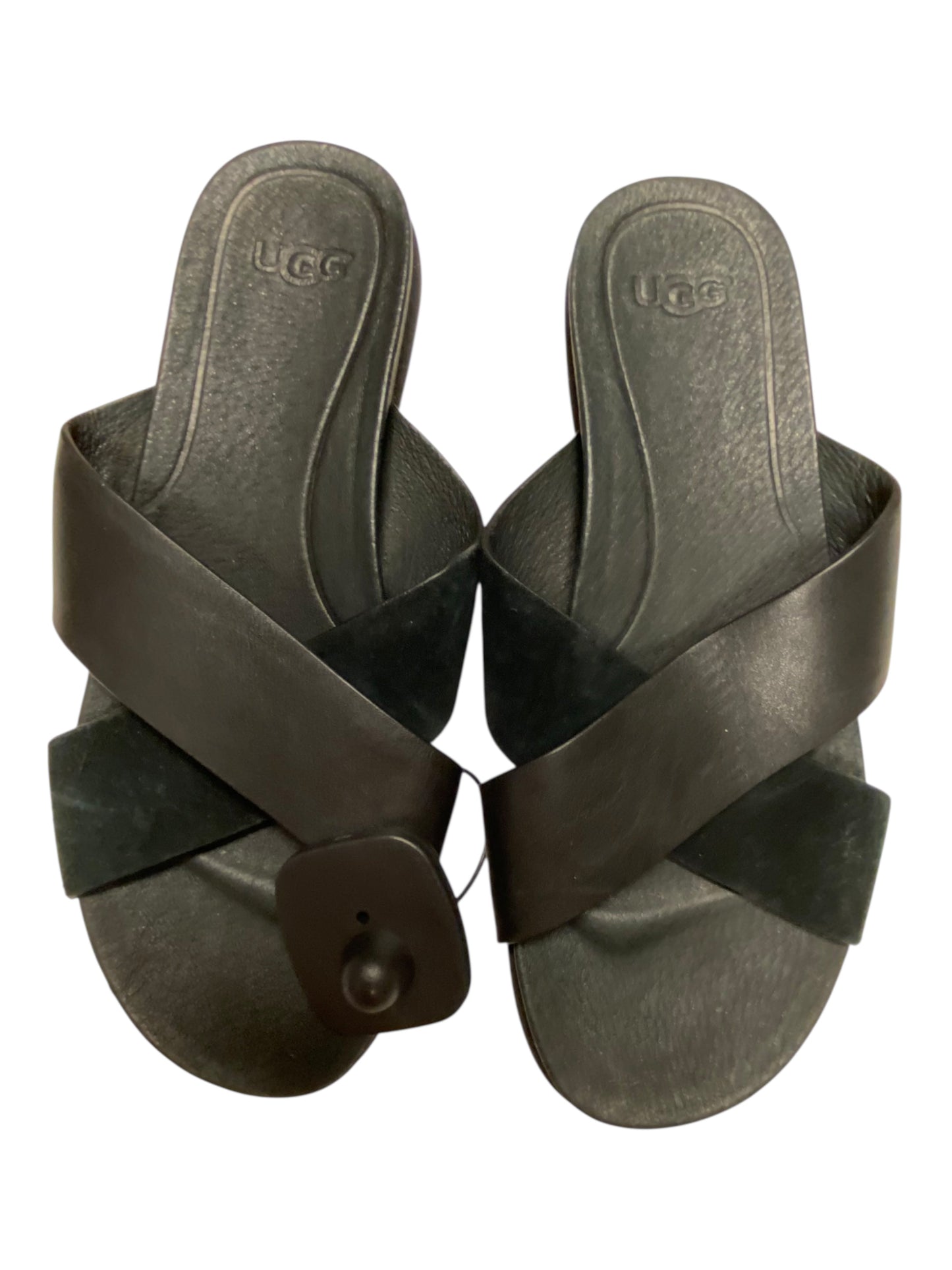 Sandals Designer By Ugg In Black, Size:6.5