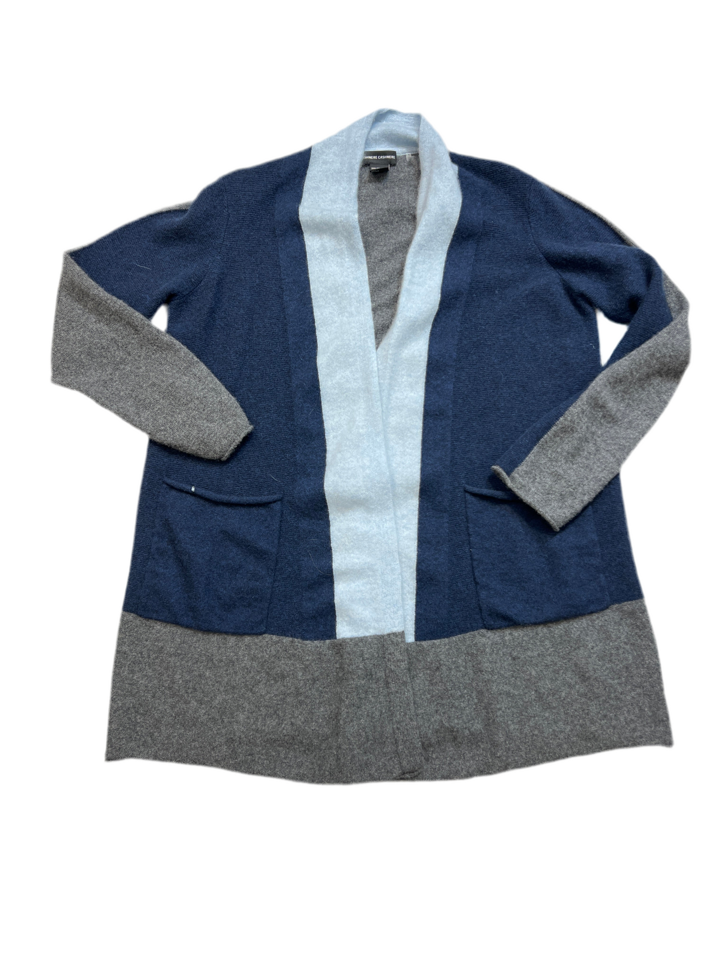 Sweater Cardigan Cashmere By CASHMERE CASHMERE  In Blue, Size: Xl