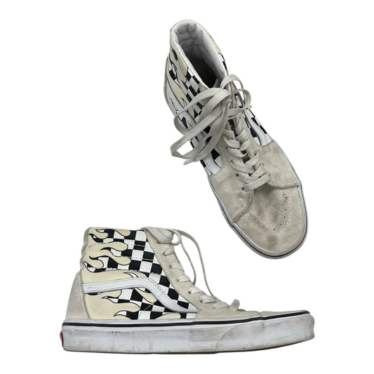 Shoes Sneakers By Vans In Black & Cream, Size:8